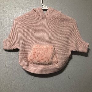 Cat & Jack Pink Shrug Sweater For kids 12/18M